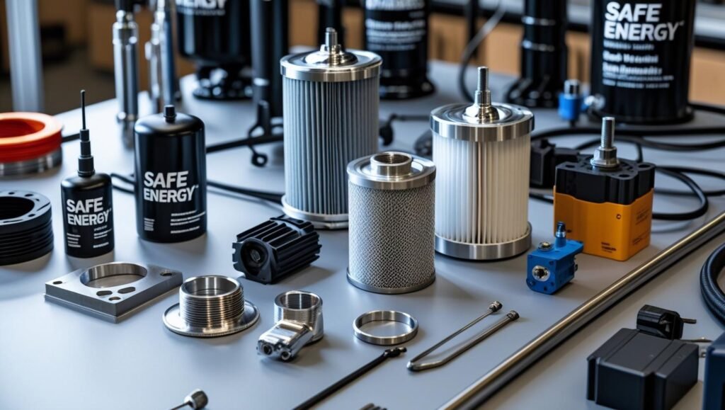Company name _ Safe Energy_Product_ Equipment filter and parts_lubricants , electrical item